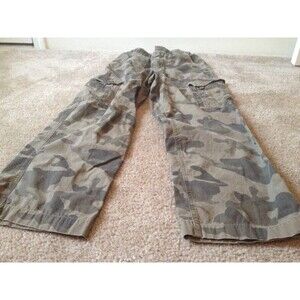 Premier International Boys Casual Cargo Pants Size 12 Camouflage